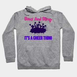 Bows And Bling It's A Cheer Thing Hoodie